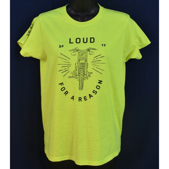 Allstate Motorcycle T-Shirt Ladies Size Small Loud For A Reason 2017 - Picture 1 of 6